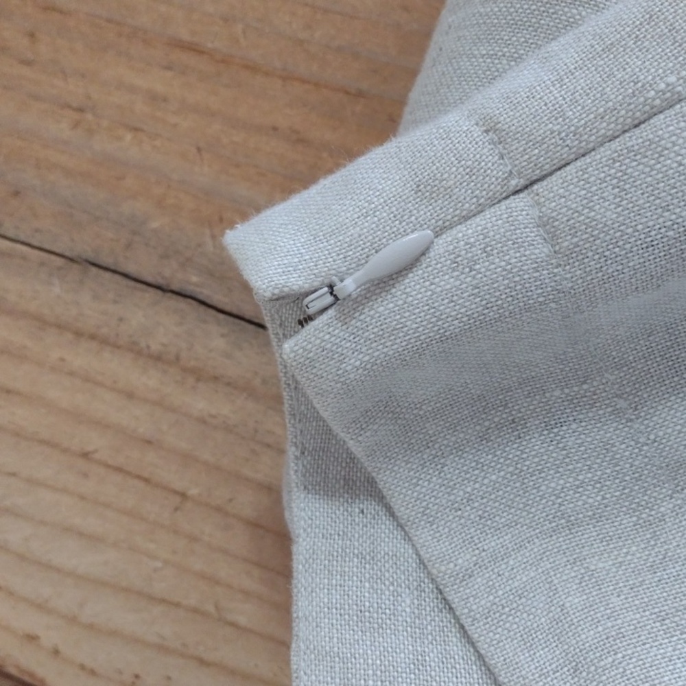 Talbot's Pure Irish Linen Classic Side Zip Ankle Pants Size 2 NEW - Picture 8 of 11